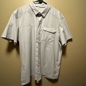 Arc'teryx Light Gray Casual Button Down Shirt (C216)